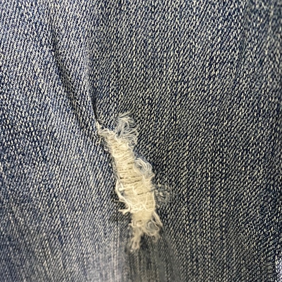 Lane Bryant Distressed Crop Jeans - Picture 5 of 8